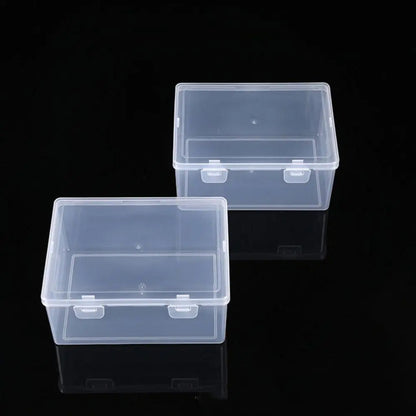 Hot Square Storage Box Plastic Transparent Small Items Case Durable Jewelry Beads Container Power Tools Holder